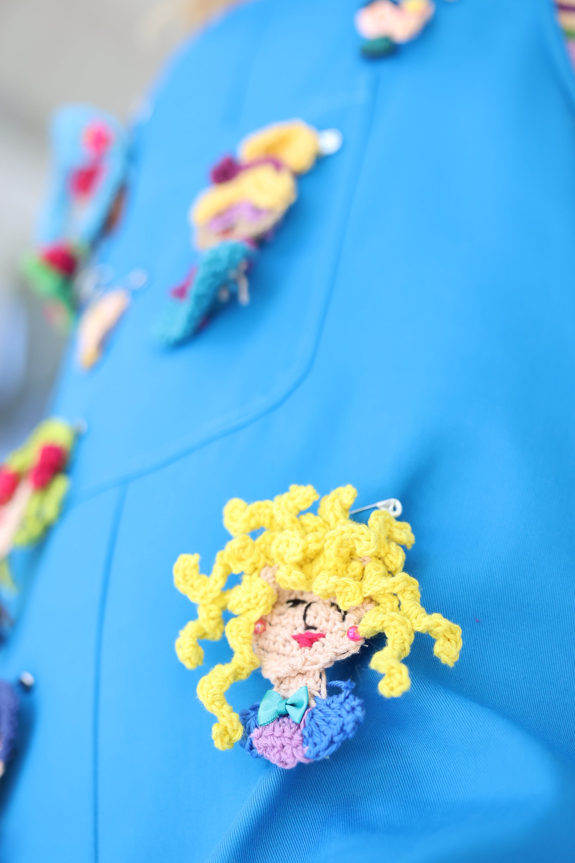 THE LITTLE CROCHET & SAFETY PIN BROOCHES