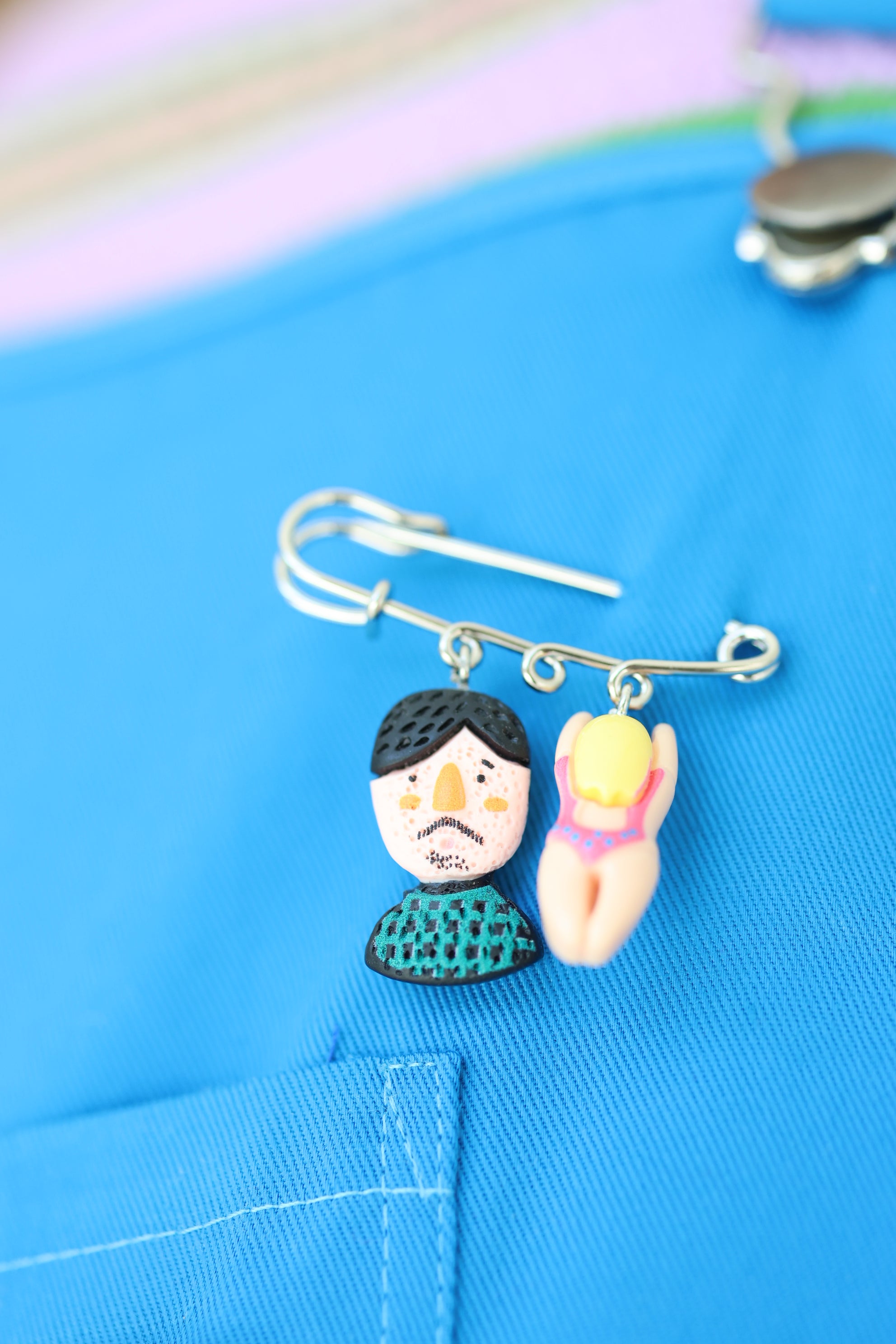THE LITTLE CROCHET & SAFETY PIN BROOCHES